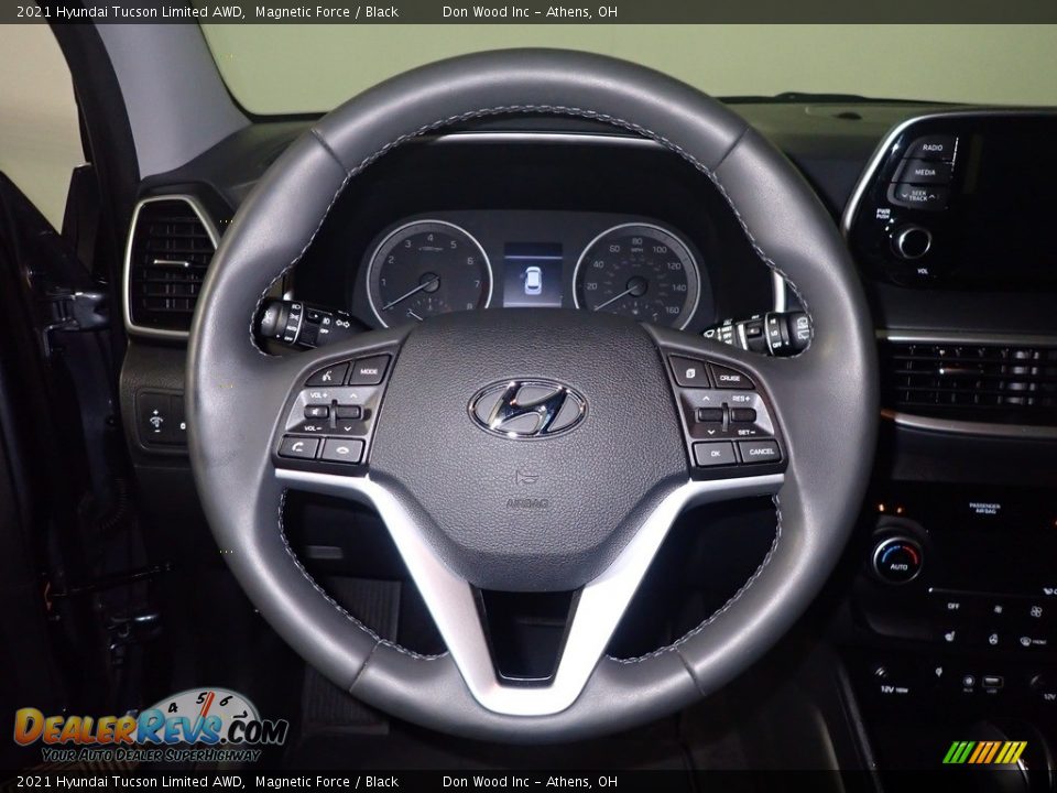 2021 Hyundai Tucson Limited AWD Magnetic Force / Black Photo #28