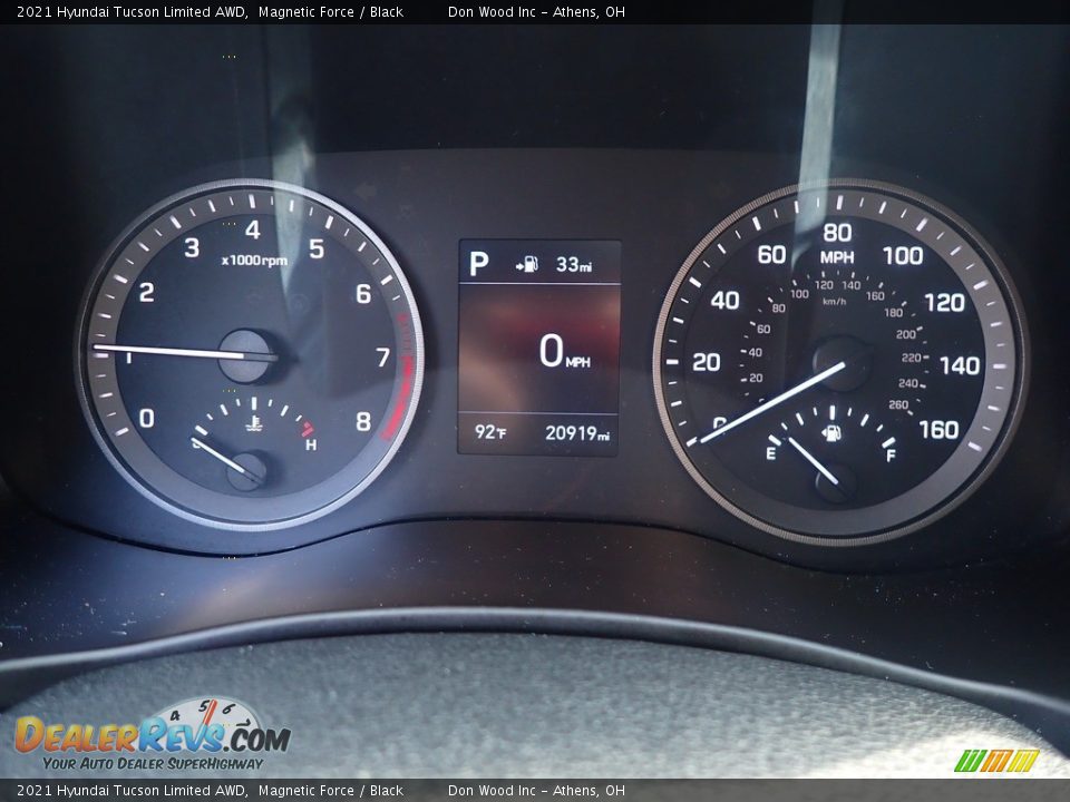 2021 Hyundai Tucson Limited AWD Magnetic Force / Black Photo #29
