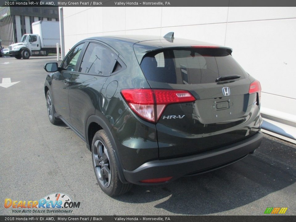 2018 Honda HR-V EX AWD Misty Green Pearl / Black Photo #3