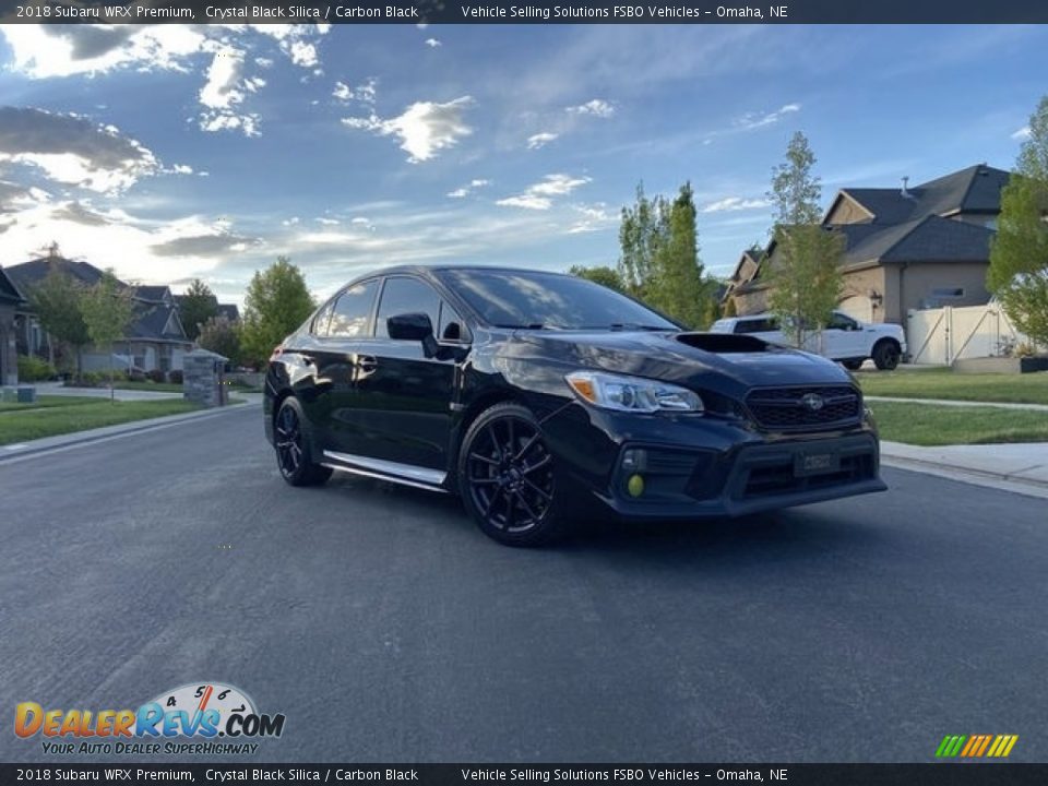 2018 Subaru WRX Premium Crystal Black Silica / Carbon Black Photo #8