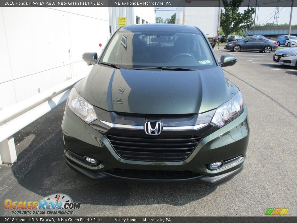 2018 Honda HR-V EX AWD Misty Green Pearl / Black Photo #7