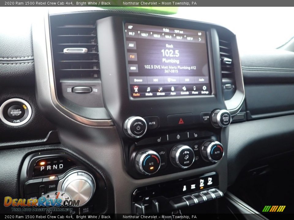 2020 Ram 1500 Rebel Crew Cab 4x4 Bright White / Black Photo #27