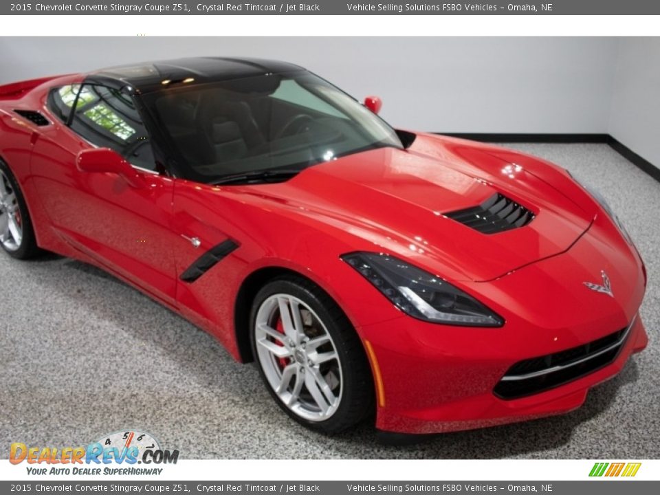 2015 Chevrolet Corvette Stingray Coupe Z51 Crystal Red Tintcoat / Jet Black Photo #2