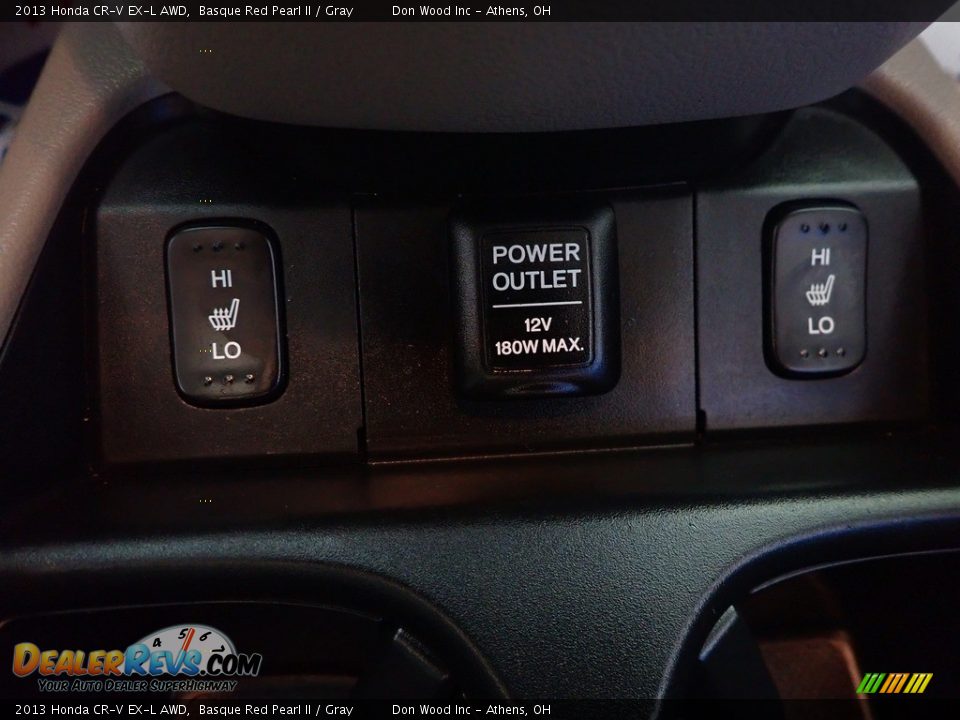 2013 Honda CR-V EX-L AWD Basque Red Pearl II / Gray Photo #3