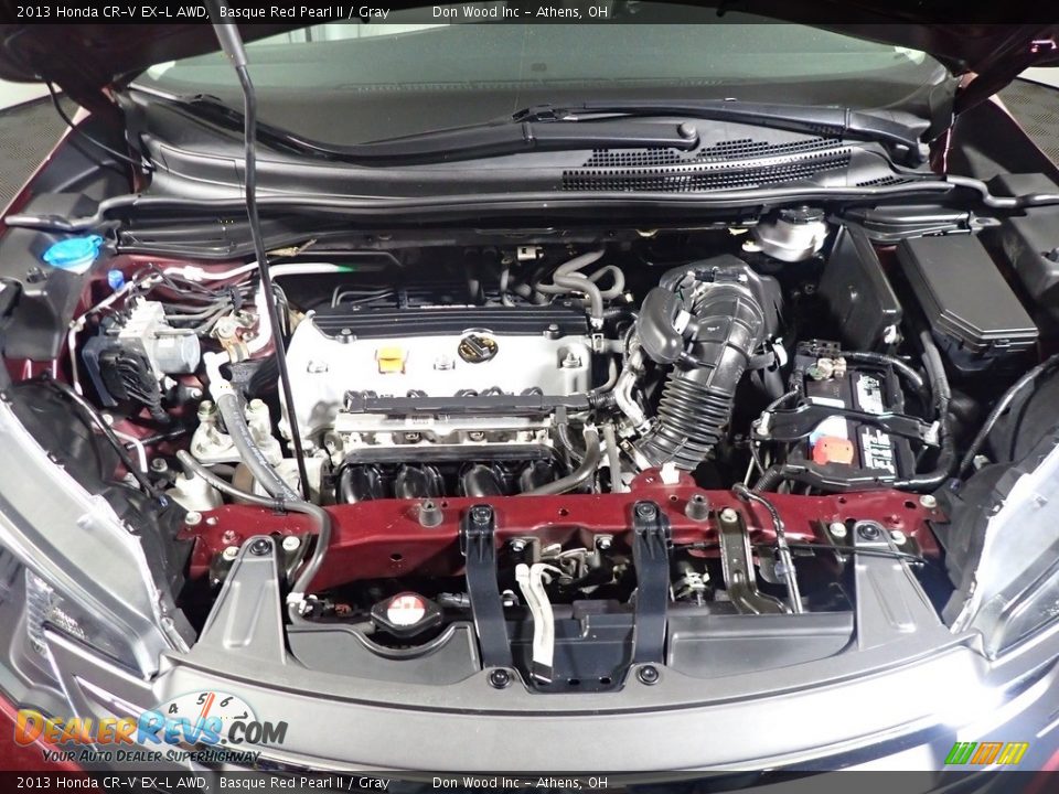 2013 Honda CR-V EX-L AWD Basque Red Pearl II / Gray Photo #8