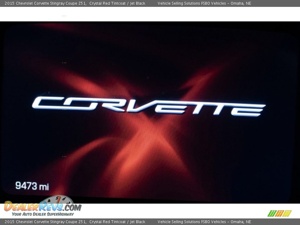 2015 Chevrolet Corvette Stingray Coupe Z51 Crystal Red Tintcoat / Jet Black Photo #12