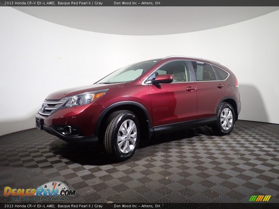 2013 Honda CR-V EX-L AWD Basque Red Pearl II / Gray Photo #9