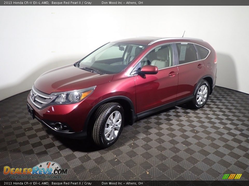 2013 Honda CR-V EX-L AWD Basque Red Pearl II / Gray Photo #10