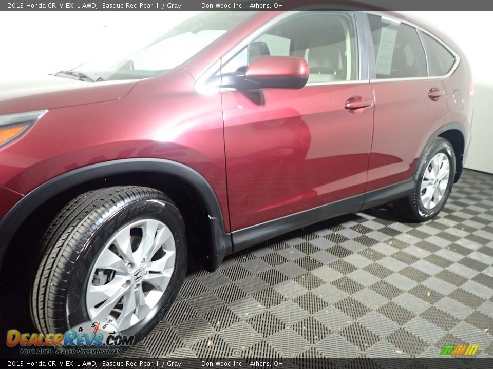 2013 Honda CR-V EX-L AWD Basque Red Pearl II / Gray Photo #11