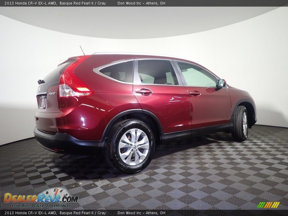 2013 Honda CR-V EX-L AWD Basque Red Pearl II / Gray Photo #17