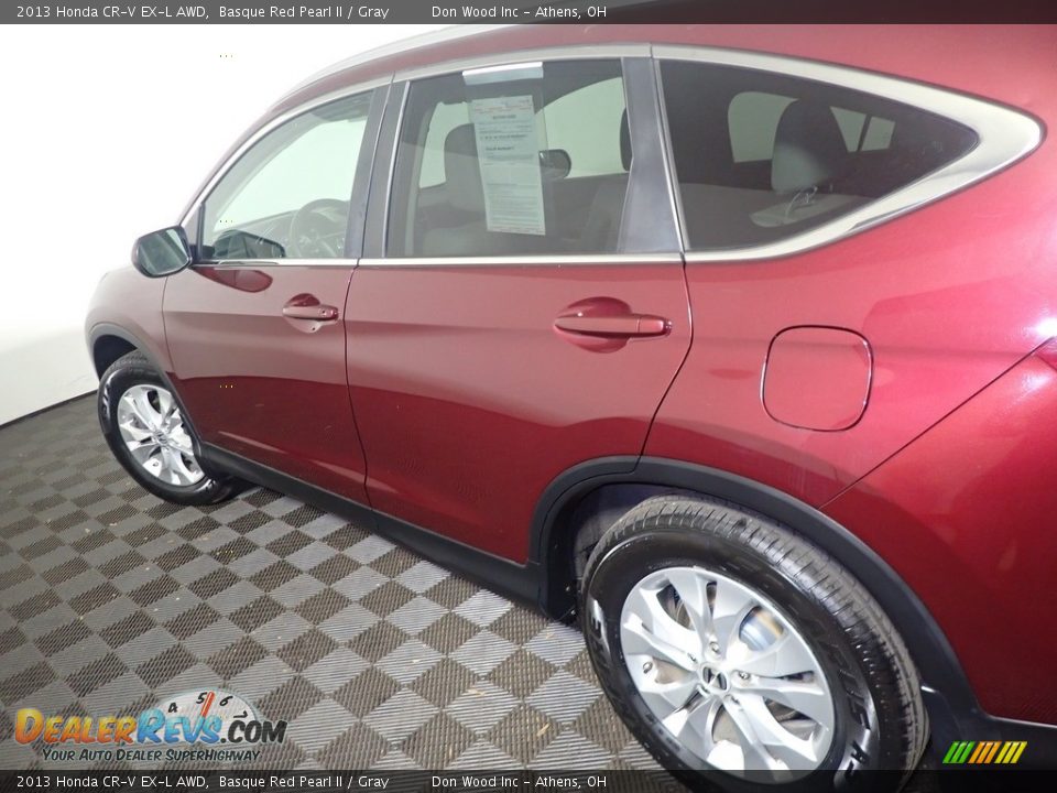 2013 Honda CR-V EX-L AWD Basque Red Pearl II / Gray Photo #19