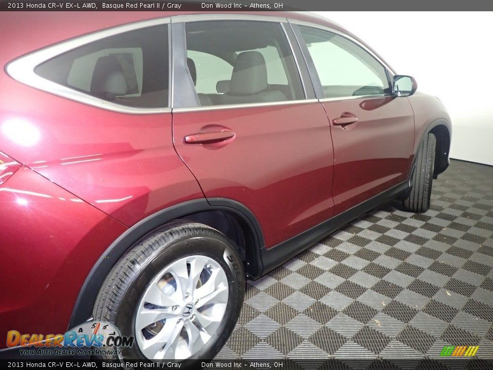 2013 Honda CR-V EX-L AWD Basque Red Pearl II / Gray Photo #20