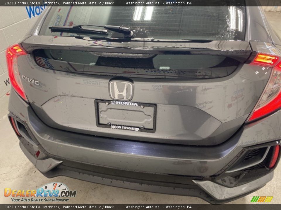2021 Honda Civic EX Hatchback Polished Metal Metallic / Black Photo #4