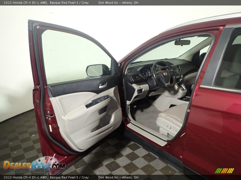 2013 Honda CR-V EX-L AWD Basque Red Pearl II / Gray Photo #21