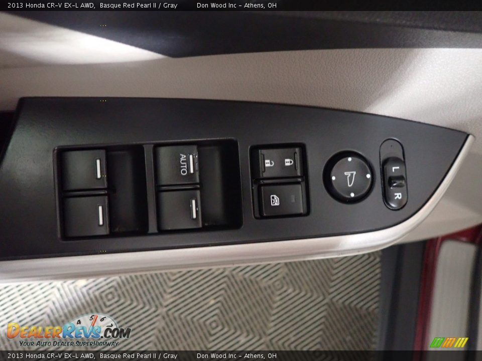 2013 Honda CR-V EX-L AWD Basque Red Pearl II / Gray Photo #22