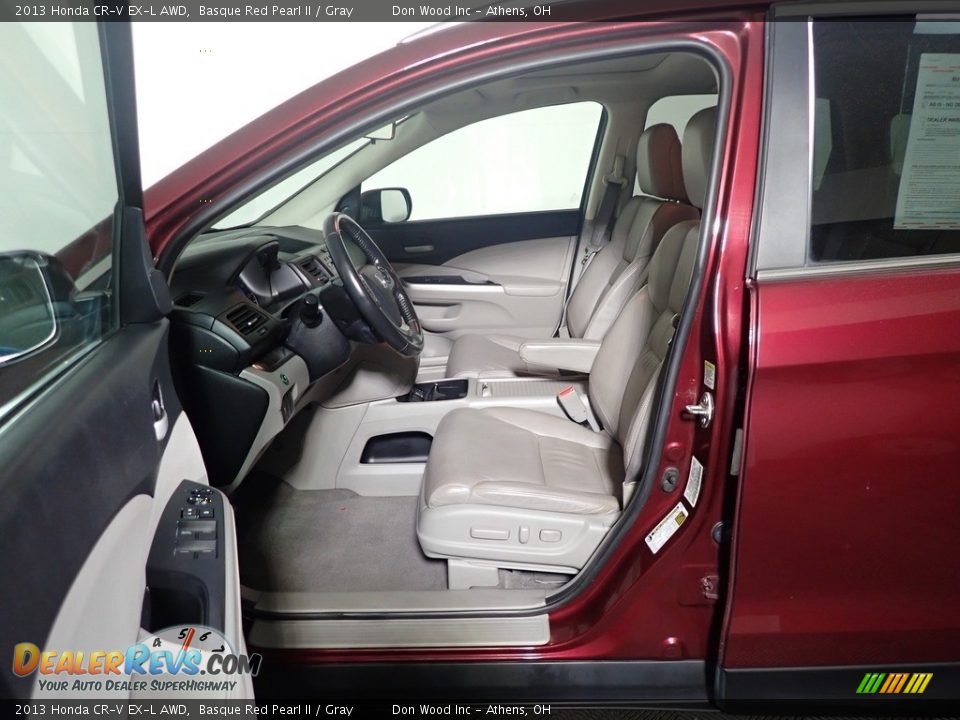 2013 Honda CR-V EX-L AWD Basque Red Pearl II / Gray Photo #23