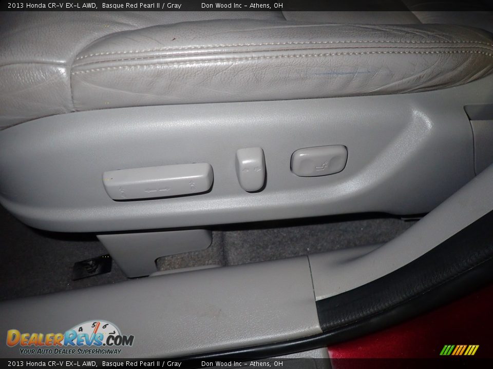 2013 Honda CR-V EX-L AWD Basque Red Pearl II / Gray Photo #24