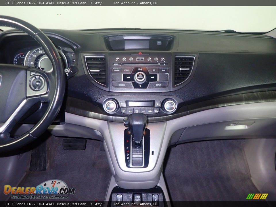 2013 Honda CR-V EX-L AWD Basque Red Pearl II / Gray Photo #26