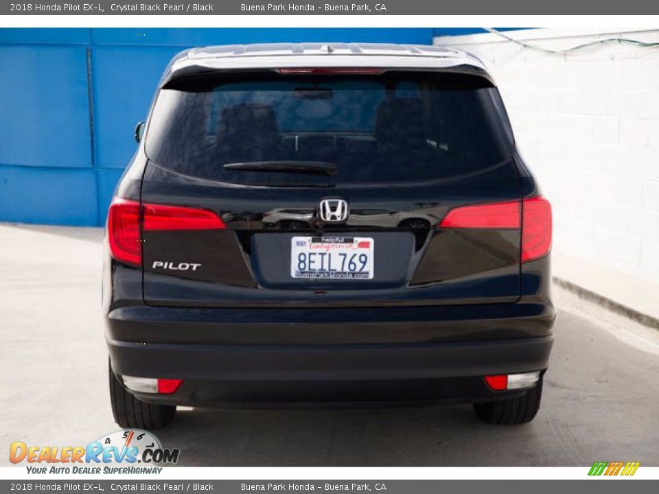 2018 Honda Pilot EX-L Crystal Black Pearl / Black Photo #9