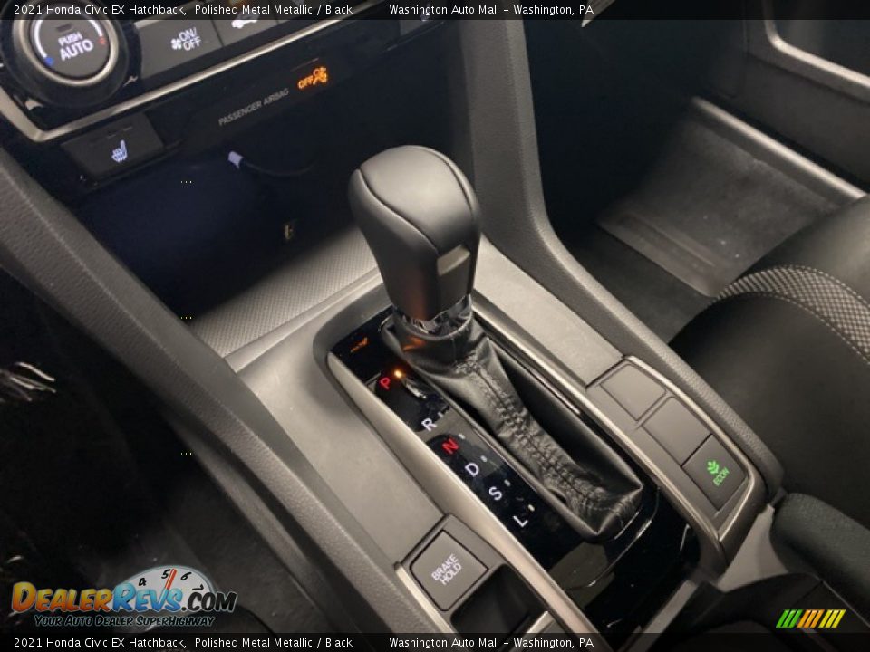 2021 Honda Civic EX Hatchback Polished Metal Metallic / Black Photo #16
