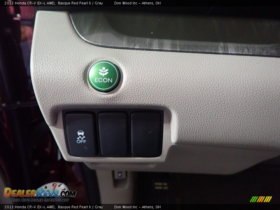 2013 Honda CR-V EX-L AWD Basque Red Pearl II / Gray Photo #32