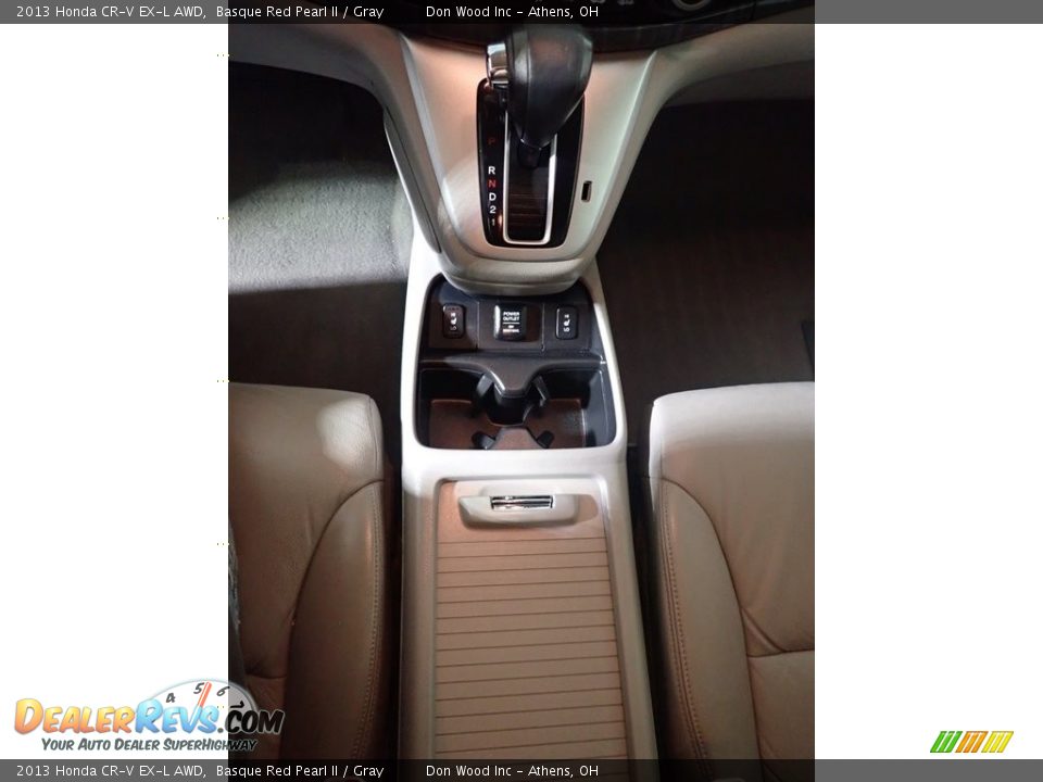 2013 Honda CR-V EX-L AWD Basque Red Pearl II / Gray Photo #33
