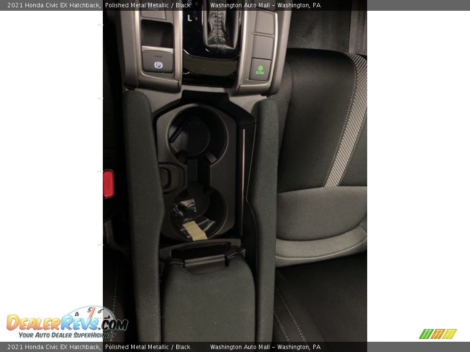 2021 Honda Civic EX Hatchback Polished Metal Metallic / Black Photo #17