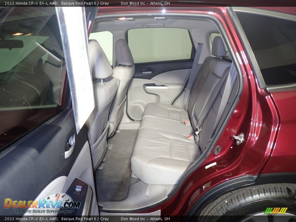 2013 Honda CR-V EX-L AWD Basque Red Pearl II / Gray Photo #36