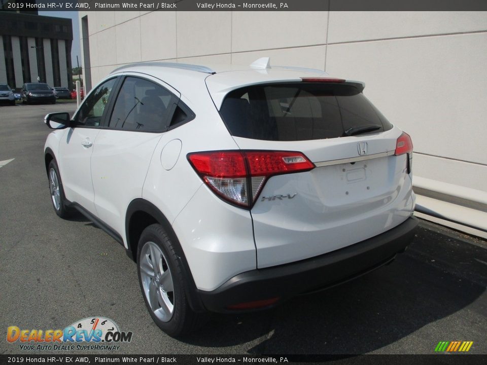 2019 Honda HR-V EX AWD Platinum White Pearl / Black Photo #3