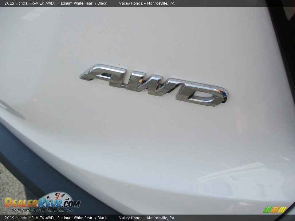 2019 Honda HR-V EX AWD Platinum White Pearl / Black Photo #6