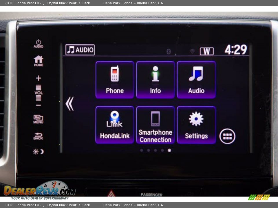 2018 Honda Pilot EX-L Crystal Black Pearl / Black Photo #27