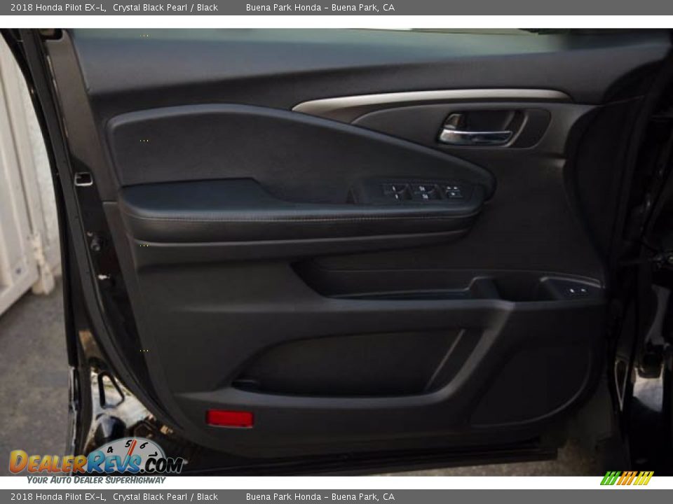 2018 Honda Pilot EX-L Crystal Black Pearl / Black Photo #31