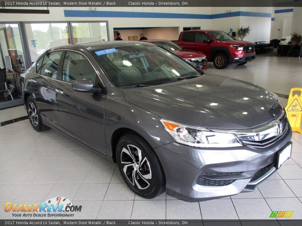 2017 Honda Accord LX Sedan Modern Steel Metallic / Black Photo #3