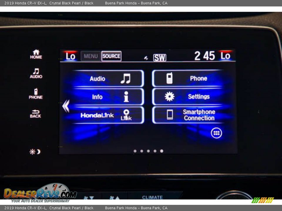 2019 Honda CR-V EX-L Crystal Black Pearl / Black Photo #24