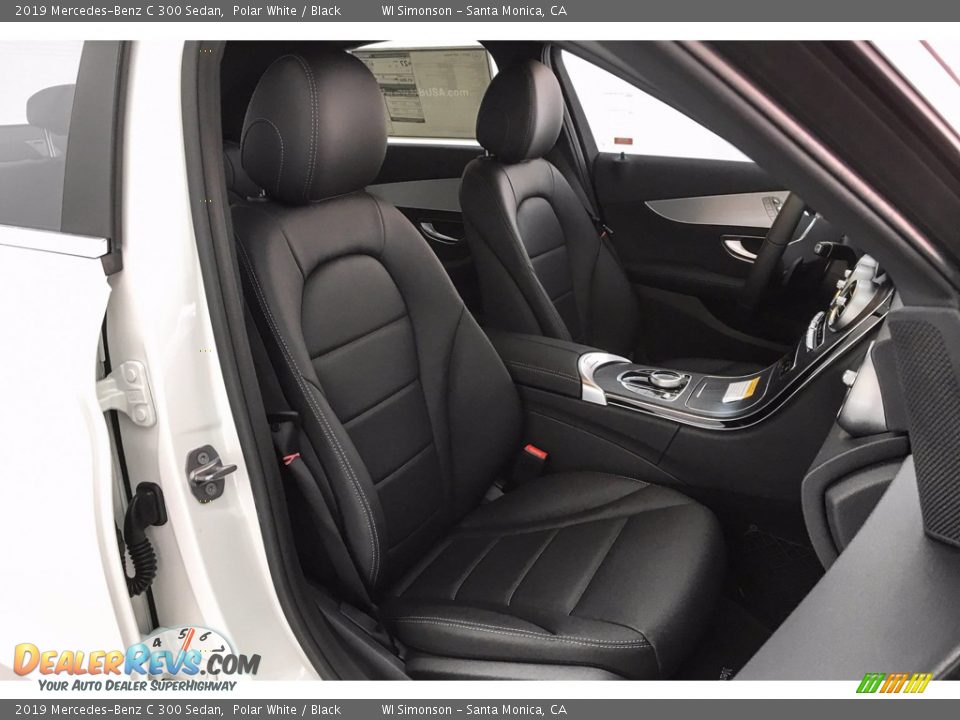 2019 Mercedes-Benz C 300 Sedan Polar White / Black Photo #5