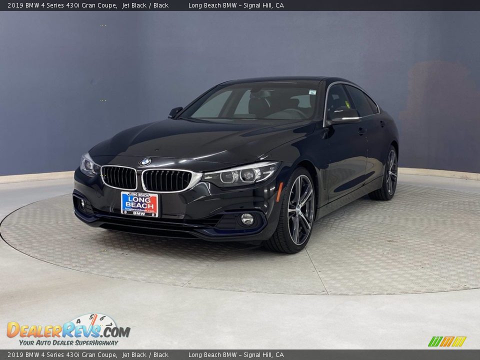 2019 BMW 4 Series 430i Gran Coupe Jet Black / Black Photo #3