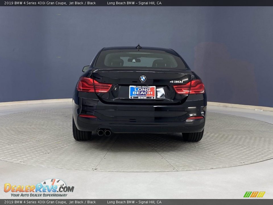 2019 BMW 4 Series 430i Gran Coupe Jet Black / Black Photo #4