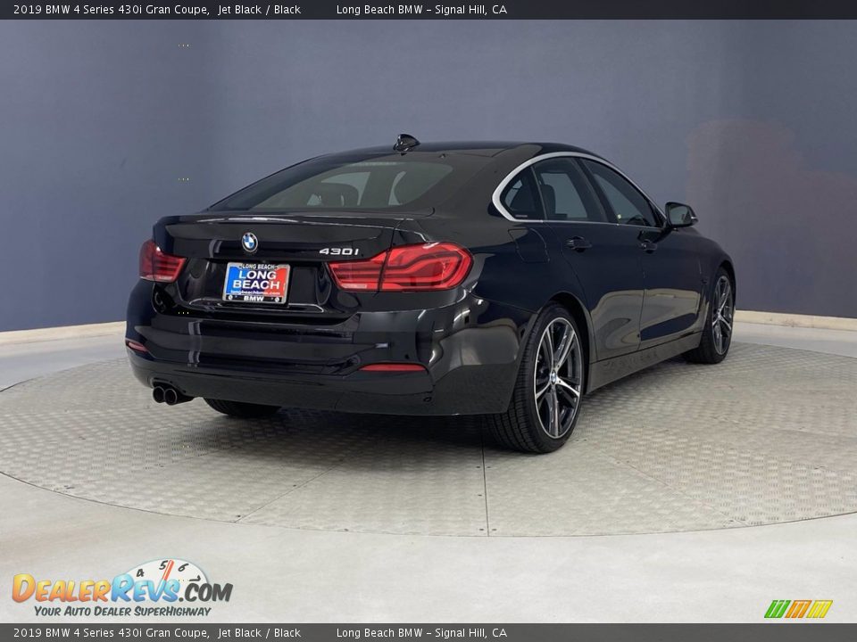 2019 BMW 4 Series 430i Gran Coupe Jet Black / Black Photo #5