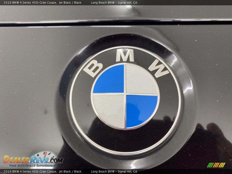 2019 BMW 4 Series 430i Gran Coupe Jet Black / Black Photo #8