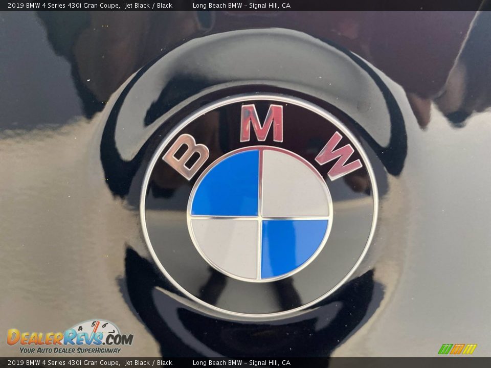 2019 BMW 4 Series 430i Gran Coupe Jet Black / Black Photo #10