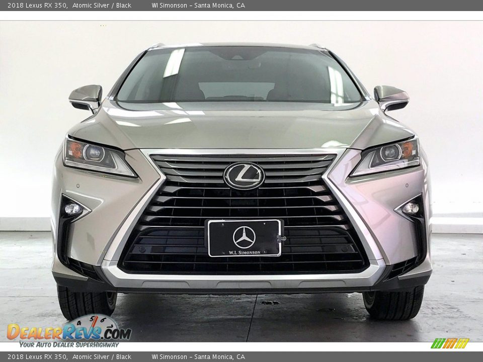 2018 Lexus RX 350 Atomic Silver / Black Photo #2