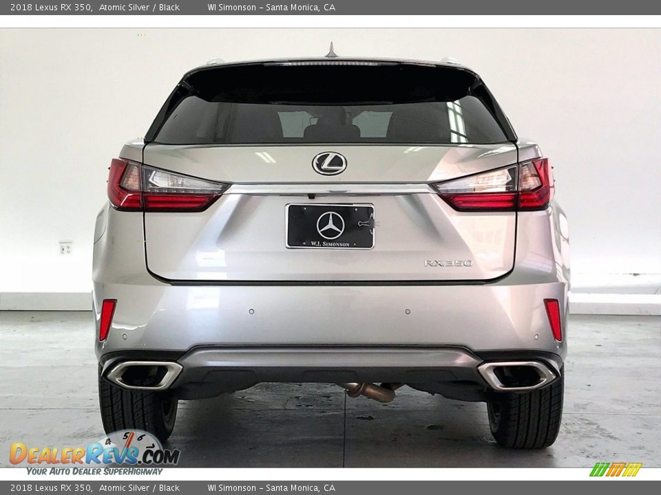 2018 Lexus RX 350 Atomic Silver / Black Photo #3