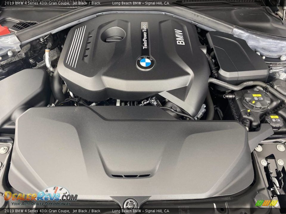 2019 BMW 4 Series 430i Gran Coupe Jet Black / Black Photo #12