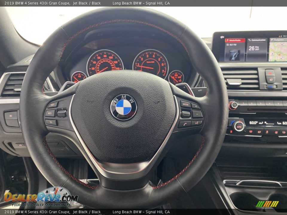 2019 BMW 4 Series 430i Gran Coupe Jet Black / Black Photo #18