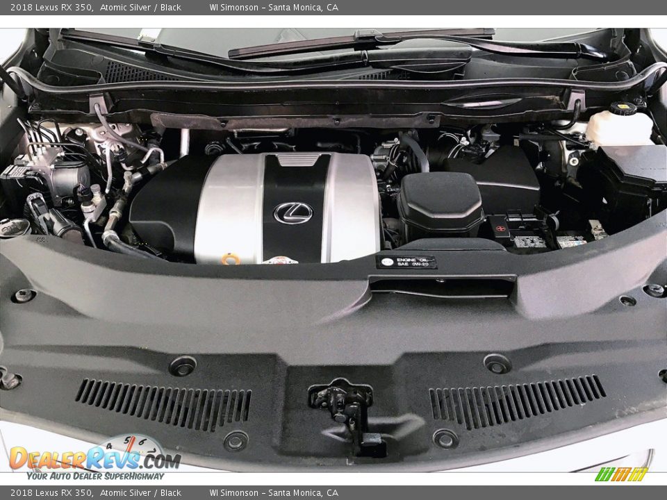 2018 Lexus RX 350 3.5 Liter DOHC 24-Valve VVT-i V6 Engine Photo #9