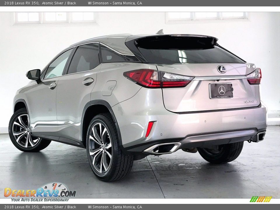 2018 Lexus RX 350 Atomic Silver / Black Photo #10