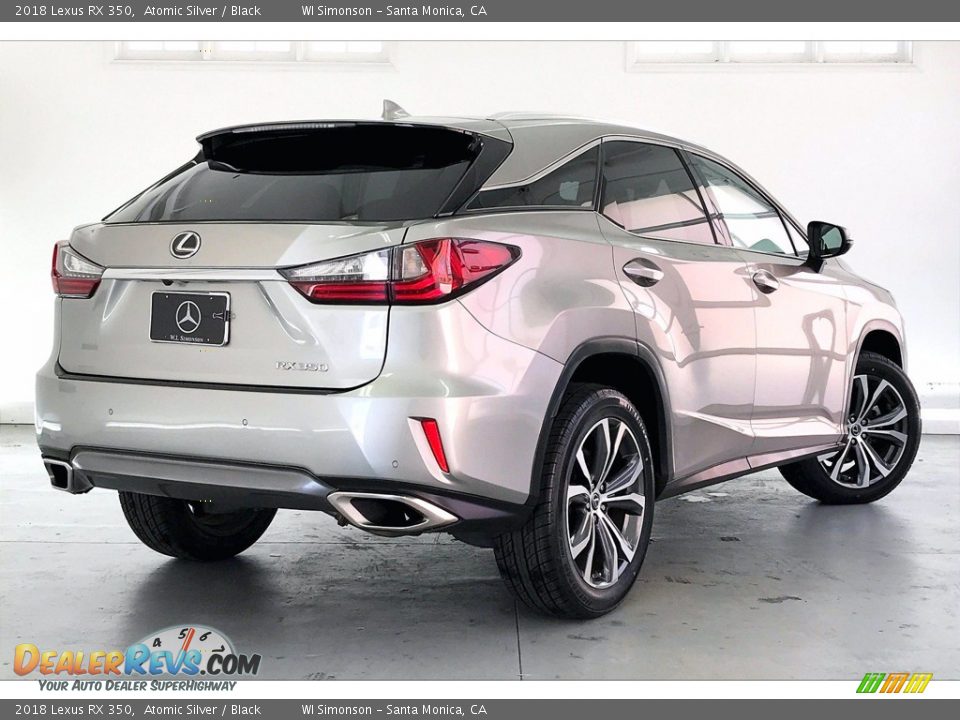 2018 Lexus RX 350 Atomic Silver / Black Photo #12