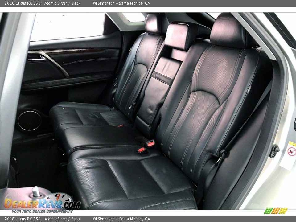 Rear Seat of 2018 Lexus RX 350 Photo #19
