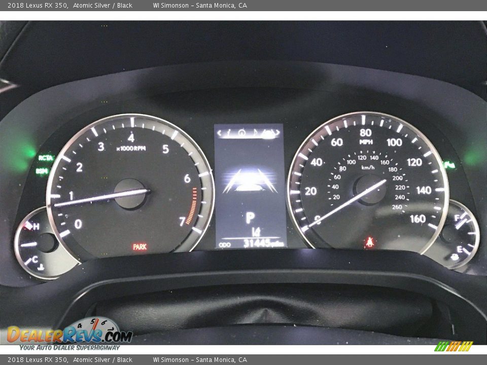 2018 Lexus RX 350 Gauges Photo #22