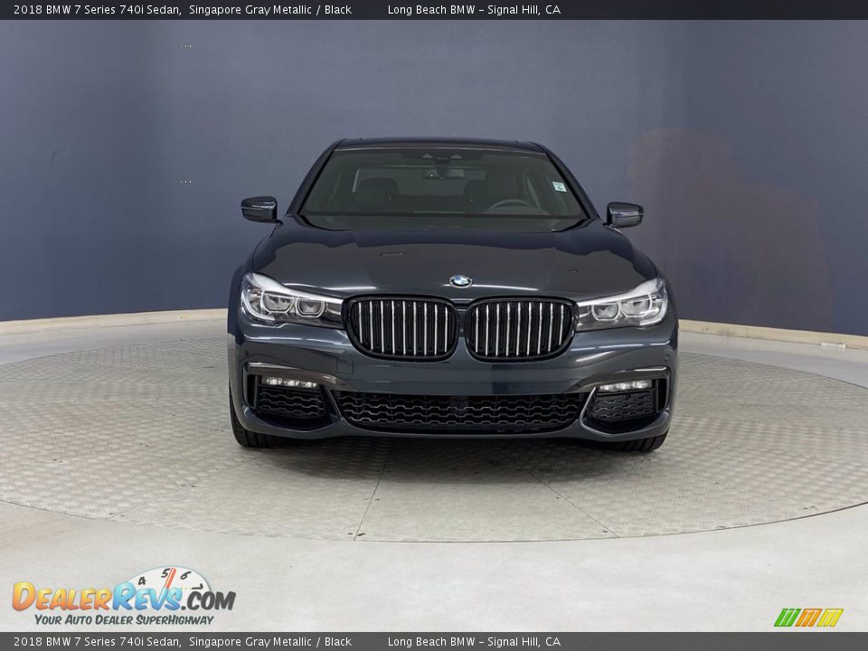 2018 BMW 7 Series 740i Sedan Singapore Gray Metallic / Black Photo #2